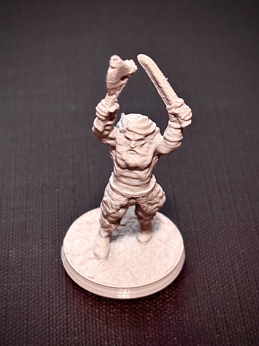 Bárbaro de Machado e Espada - Vista frontal