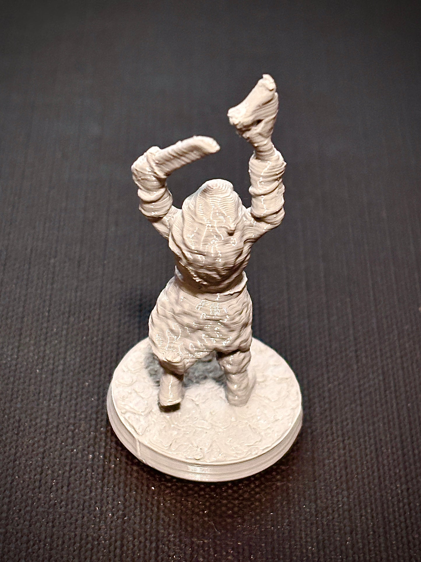 Bárbaro de Machado e Espada - Vista traseira