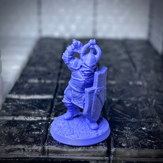 Cruzado Sombrio com Armadura de Placas