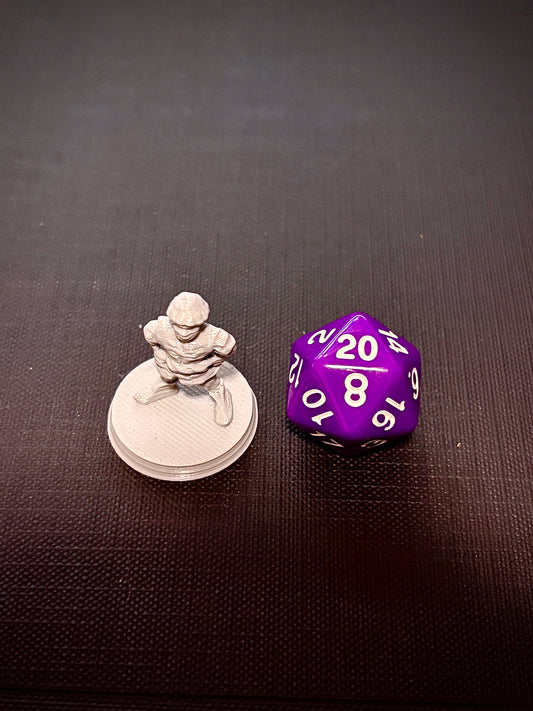 Menino Aldeão Jonas - Vista com dado