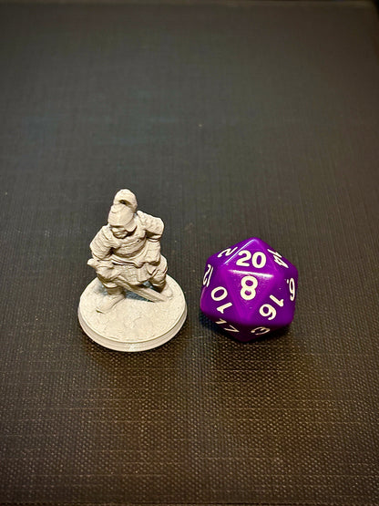 Espadachin Oriental de Armadura - Vista com dado