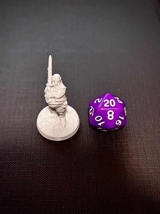 Aventureiro Fora de Forma - Vista com dado