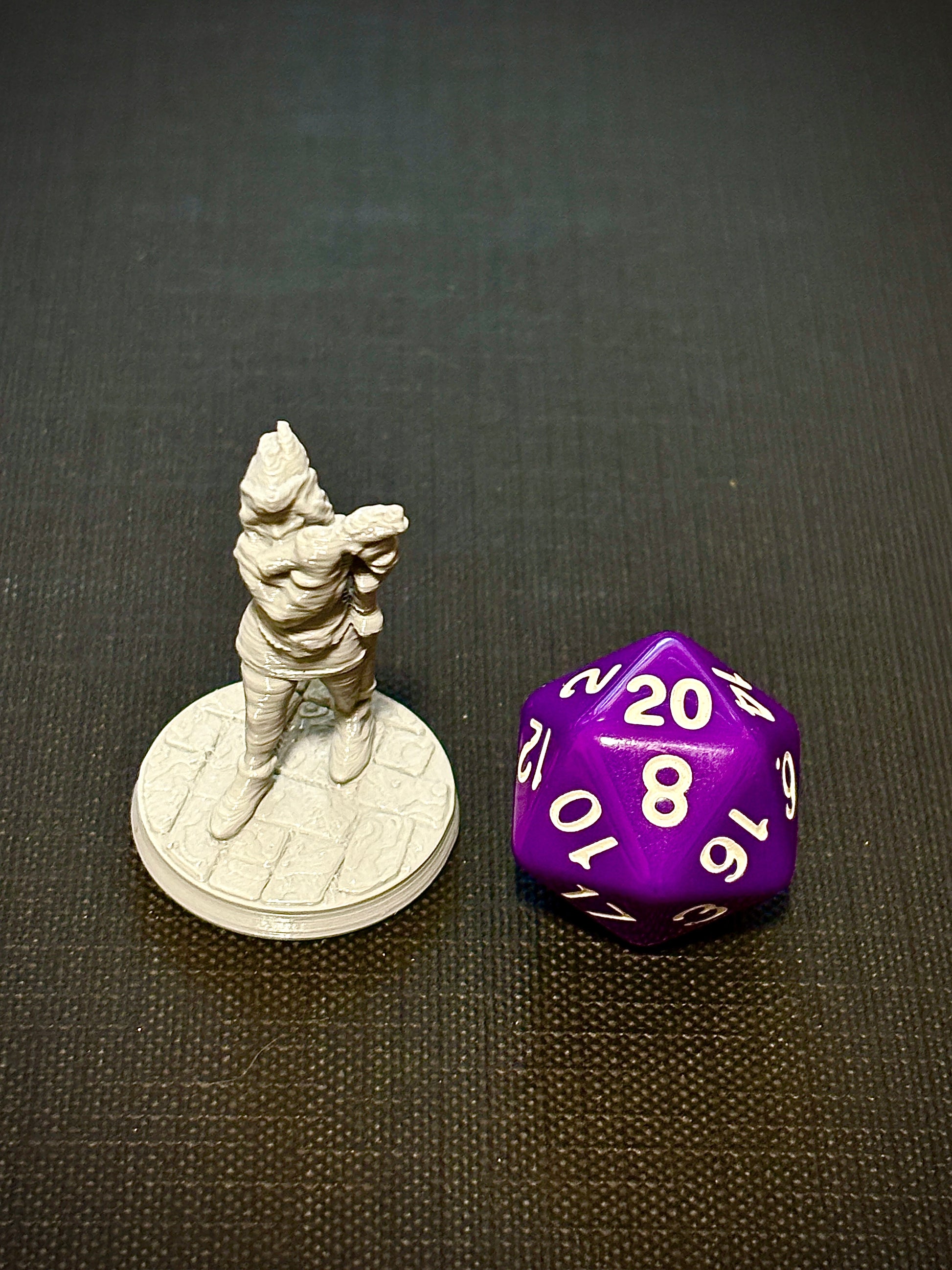 Barda Flautista - Vista com dado