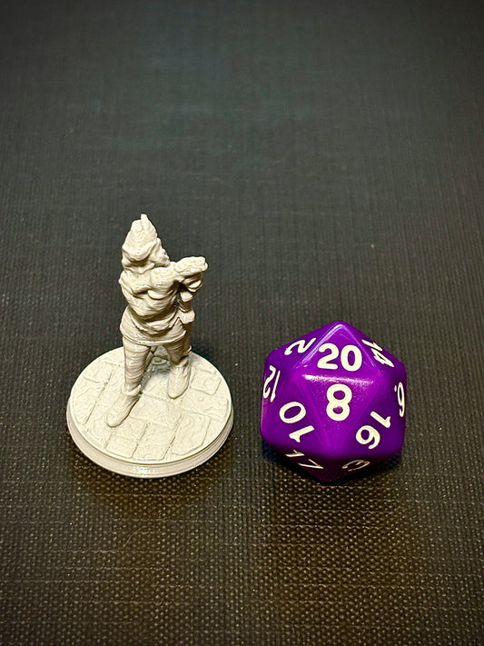 Barda Flautista - Vista com dado