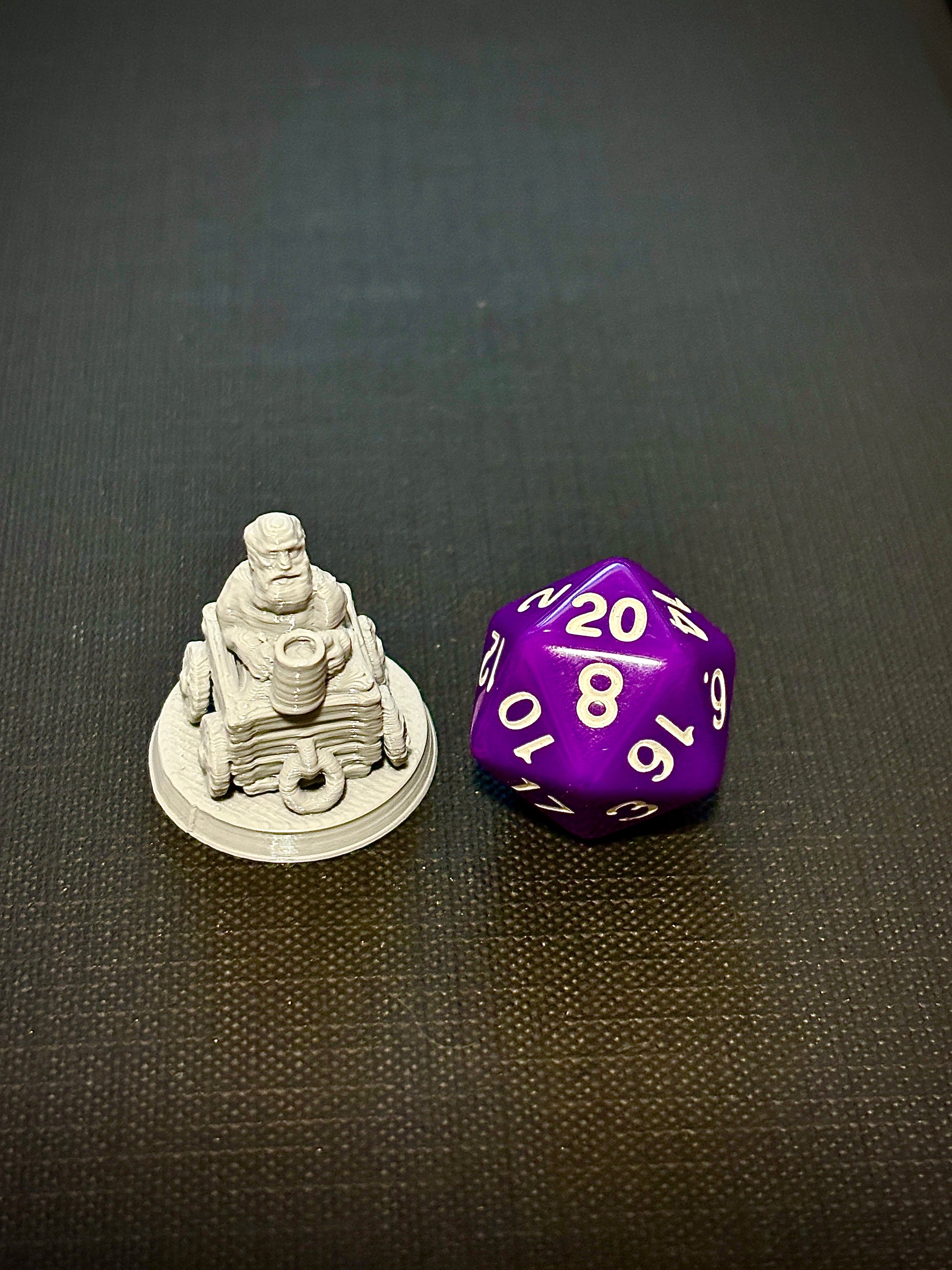 Mendigo no Carrinho - Vista com dado