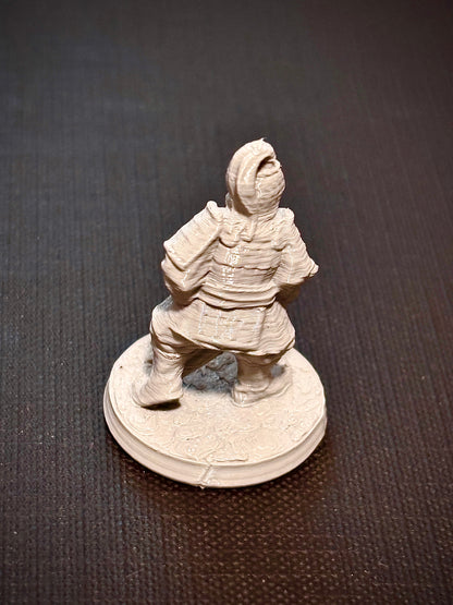 Espadachin Oriental de Armadura - Vista traseira