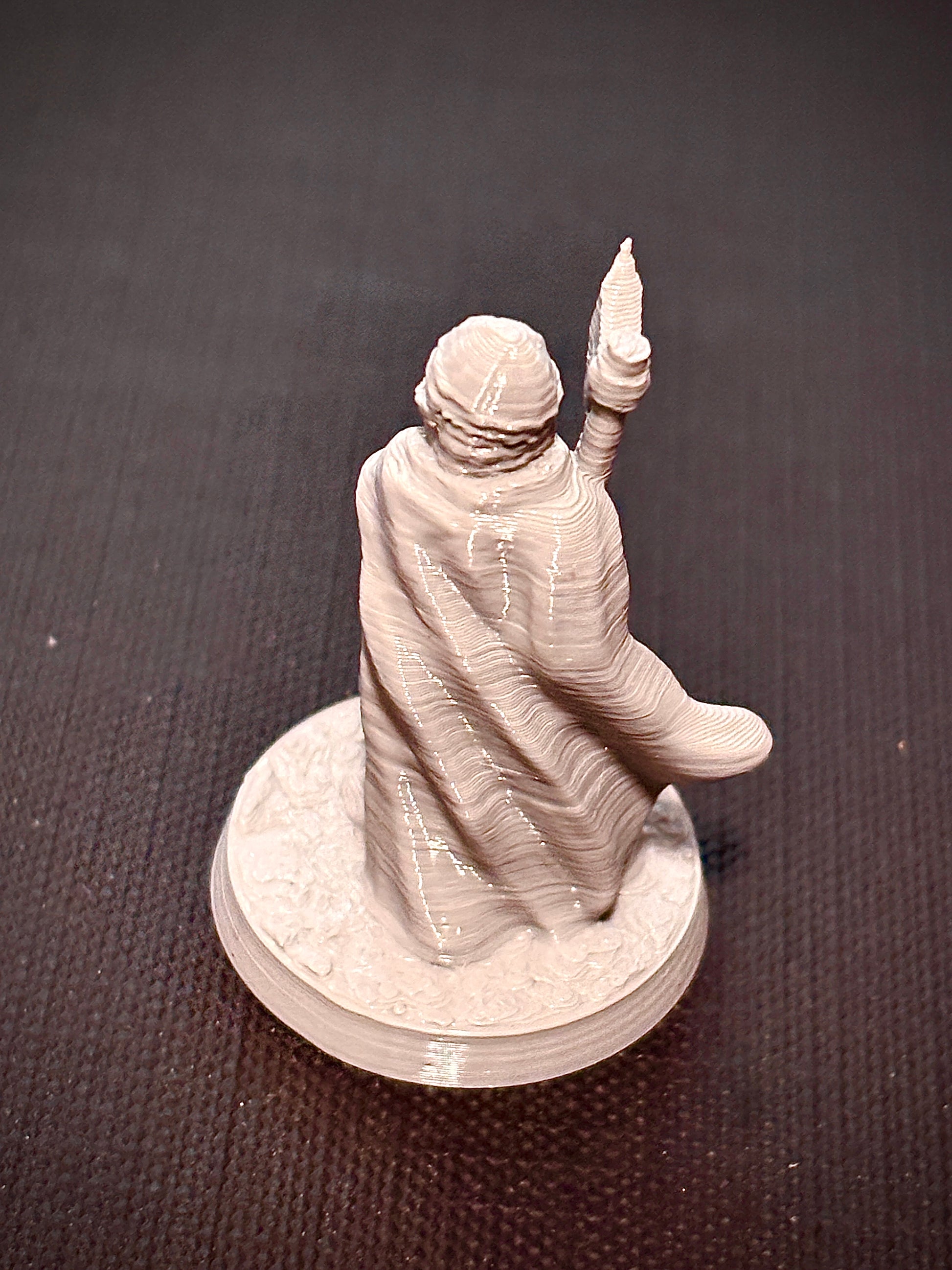 Guerreiro Viking de Machado - Vista traseira